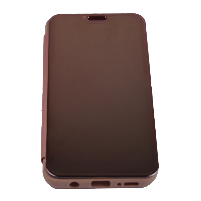 Чехол книжка Kira Clear View Cover для Samsung A20-2019/A205/A30-2019/A305 Rose Gold