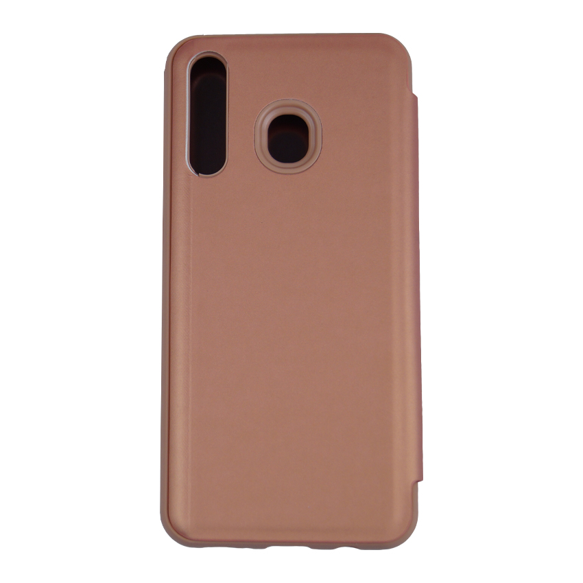 Чехол книжка Kira Clear View Cover для Samsung A20-2019/A205/A30-2019/A305 Rose Gold