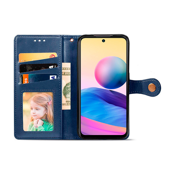 Чохол книжка Kira Slim Shell для Samsung M52-2020/M525 Dark Blue Getman