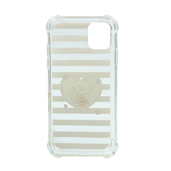 Чохол Wave Cute Case для iPhone 11 Clear Kitty Love