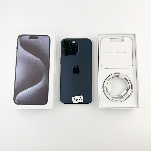 Apple iPhone 15 Pro Max 256GB Blue Titanium Б/У  №3953 (Стан 8/10)