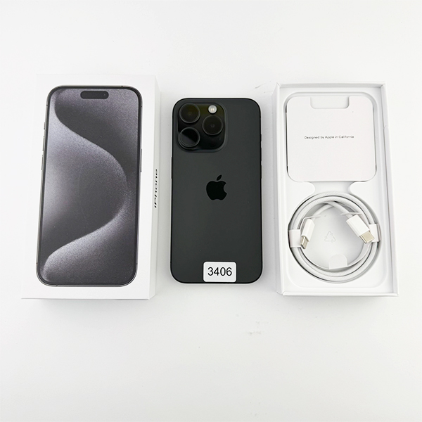 Apple iPhone 15 Pro 256GB Black Titanium Б/У №3406 (Стан 8/10)