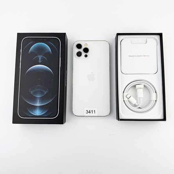 Apple iPhone 12 Pro 128GB Silver Б/У №3411 (Стан 8/10)