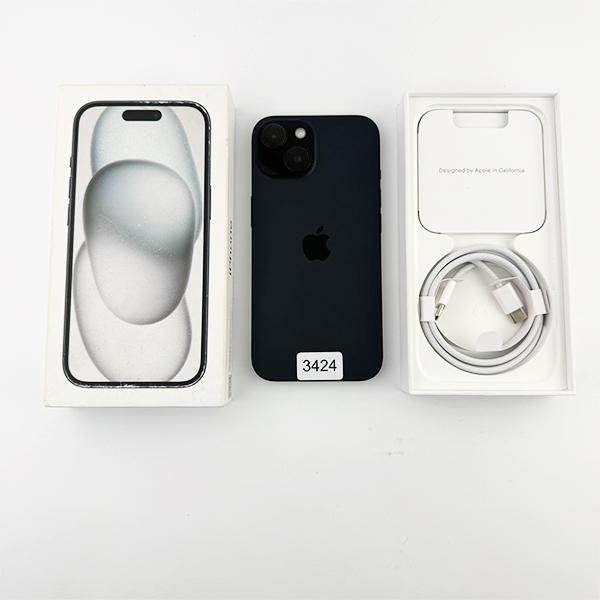 Apple iPhone 15 128GB Black Б/У №3424 (Стан 8/10)