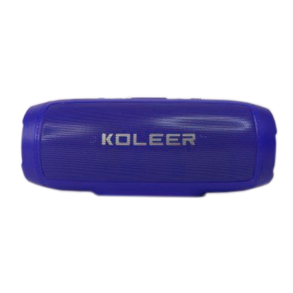 Портативная Bluetooth колонка Koleer S1000 Blue