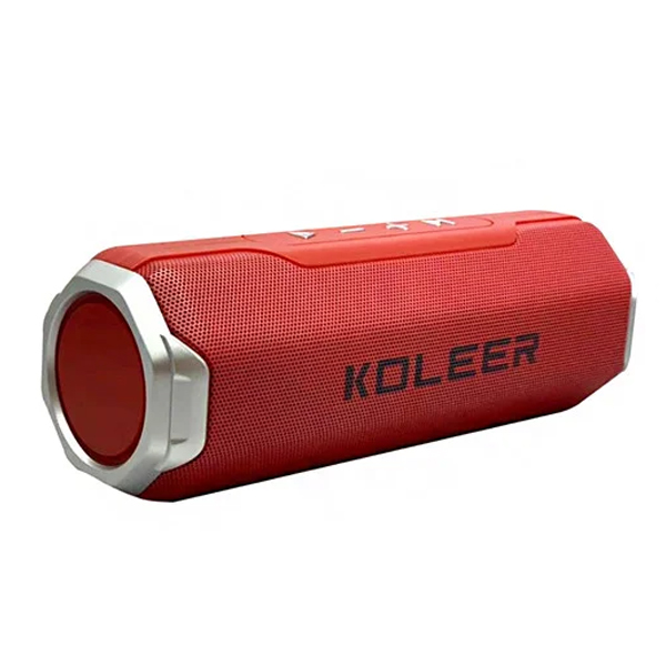Портативная Bluetooth колонка Koleer S218 Red