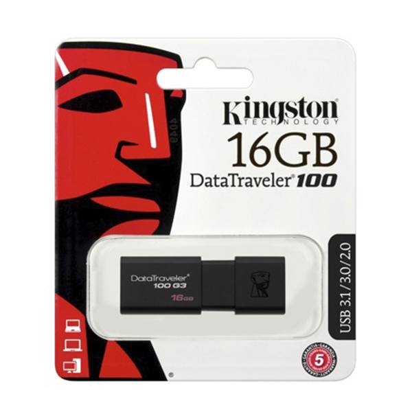 Флешка Kingston 16Gb DataTraveler 100 G3 USB 3.0