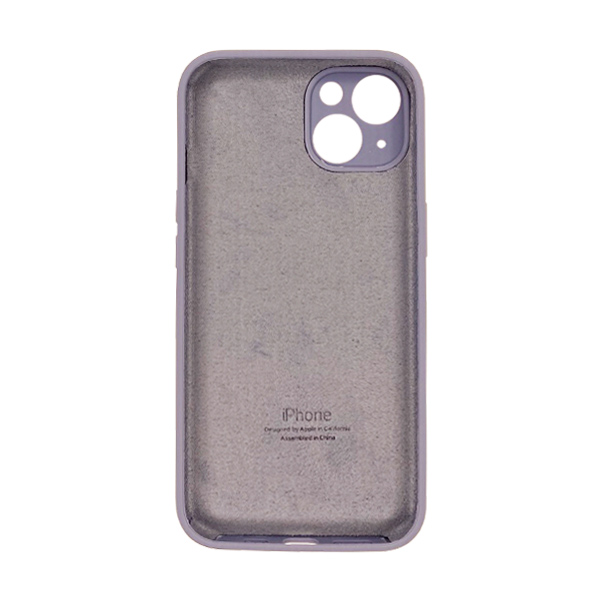 Чехол Soft Touch для Apple iPhone 13/14 Lavander Grey with Camera Lens Protection