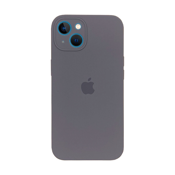 Чехол Soft Touch для Apple iPhone 13/14 Lavander Grey with Camera Lens Protection