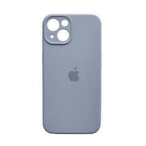 Чехол Soft Touch для Apple iPhone 15 Lavender Grey with Camera Lens Protection