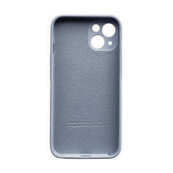 Чехол Soft Touch для Apple iPhone 15 Lavender Grey with Camera Lens Protection