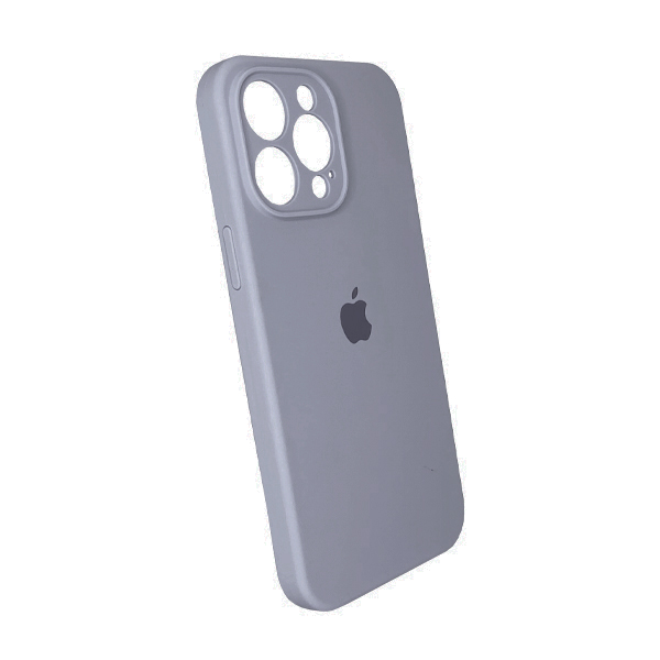 Чехол Soft Touch для Apple iPhone 15 Pro Lavender Grey with Camera Lens Protection