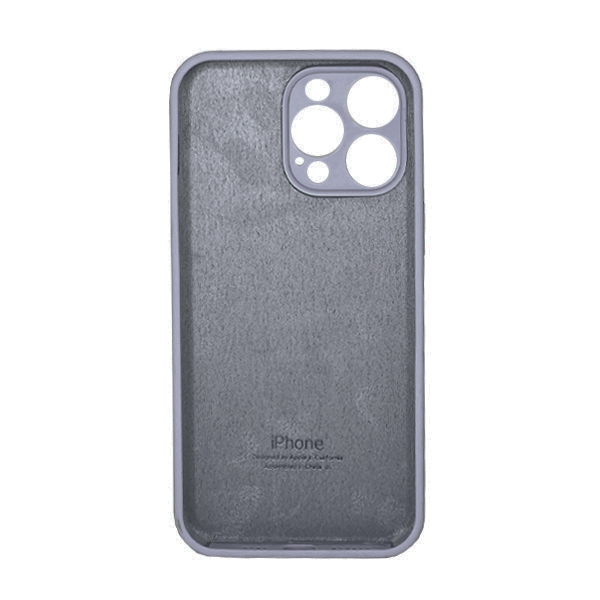 Чохол Soft Touch для Apple iPhone 15 Pro Lavender Grey with Camera Lens Protection