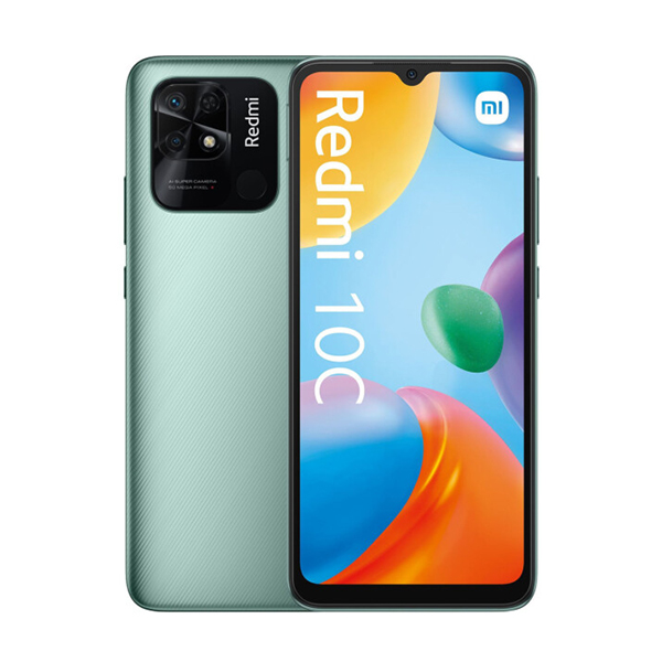 Смартфон XIAOMI Redmi 10C NFC 4/128Gb Dual sim (mint green) українська версія