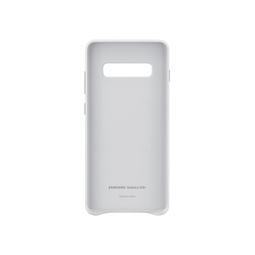 Чохол накладка Samsung G975 Galaxy S10 Plus Leather Cover White (EF-VG975LWEG)