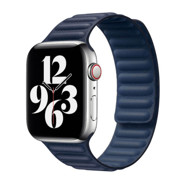 Ремінець для Apple Watch 42mm/44mm Leather Link Midnight Blue