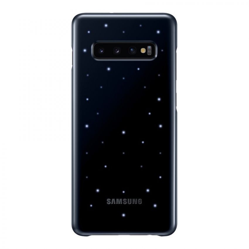 Чохол накладка LED Cover Samsung S10 Plus EF-KG975CBEGRU (Black)