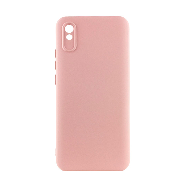 Чехол Original Soft Touch Case for Xiaomi Redmi 9a Light  Pink with Camera Lens