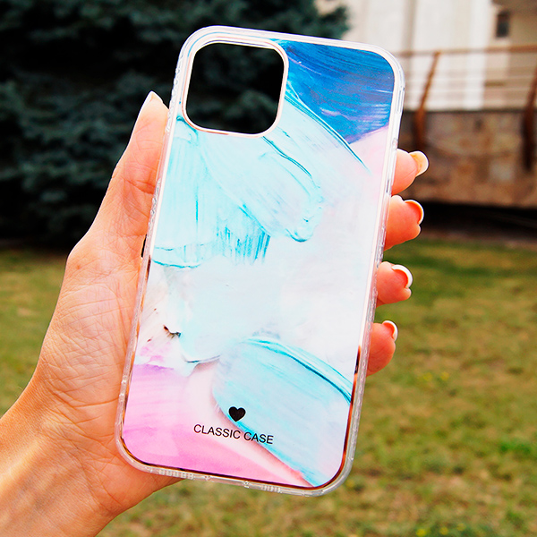 Чехол накладка Color Wave Case для iPhone 11 Pro Max Light Blue