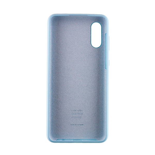 Чехол Original Soft Touch Case for Samsung A02-2021/A022 Lilac Blue