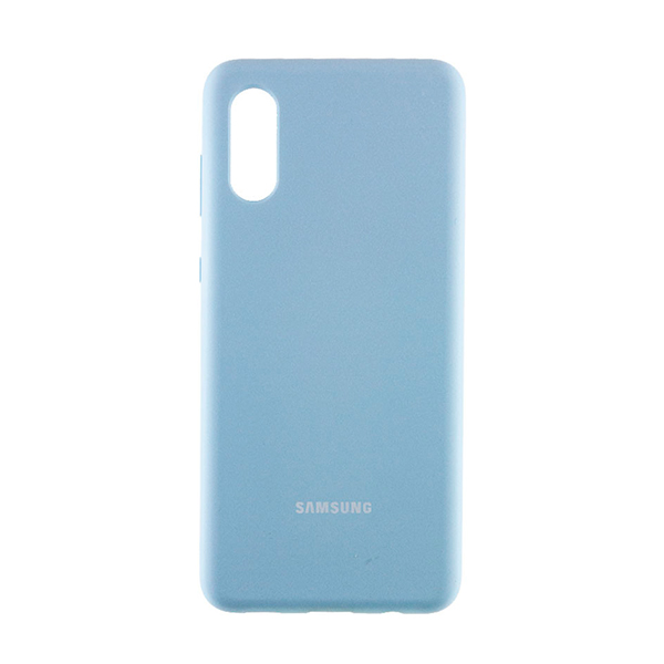 Чехол Original Soft Touch Case for Samsung A02-2021/A022 Lilac Blue