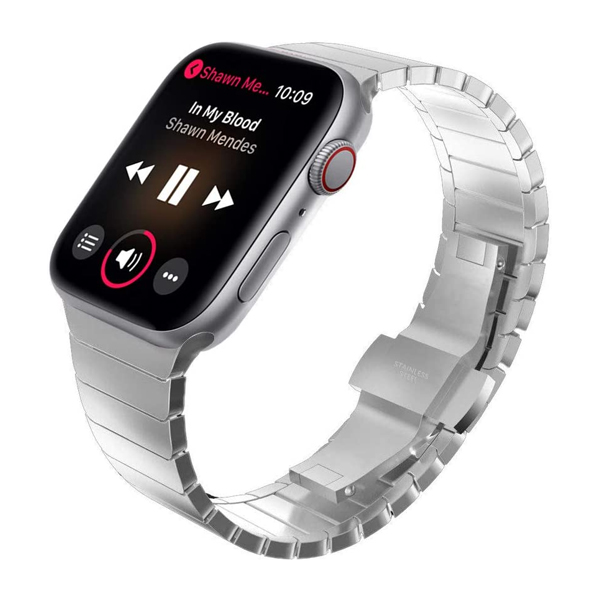 Ремешок для Apple Watch 42mm/44mm Link Bracelet Silver