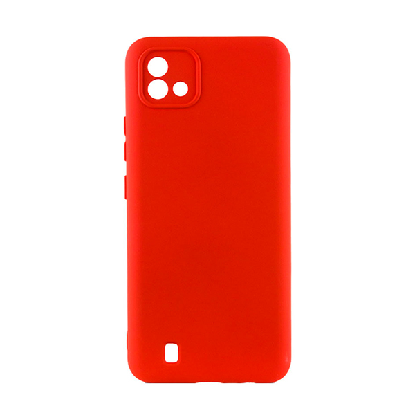 Чохол Original Soft Touch Case for Realme C11 2021 Red with Camera Lens