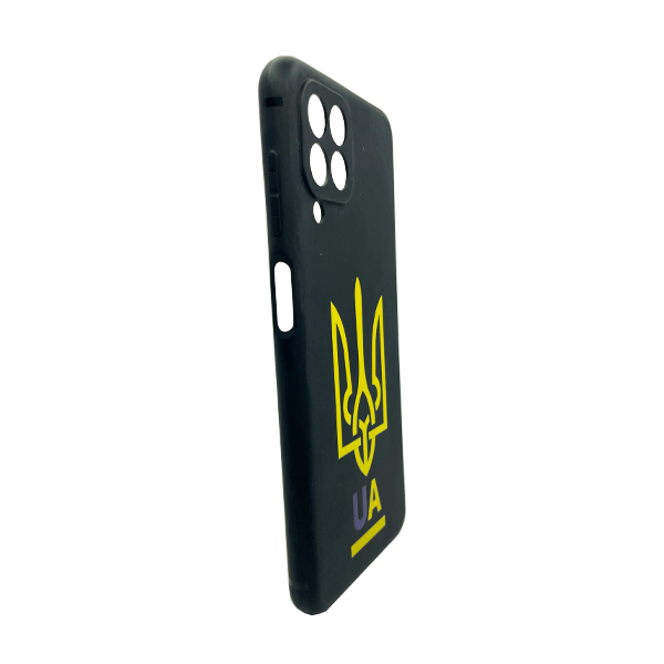 Чехол Wave We are Ukraine Case Samsung M53-2022/M536 Black U&A with Camera Lens