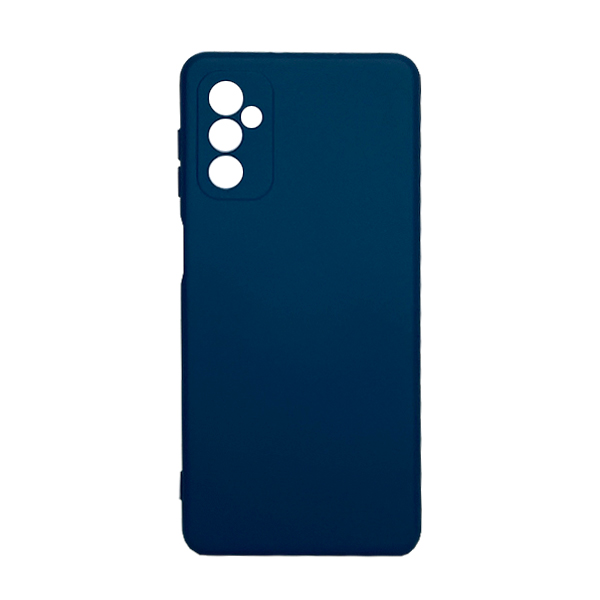 Чехол Original Soft Touch Case for Samsung M52-2021/M525 Dark Blue with Camera Lens