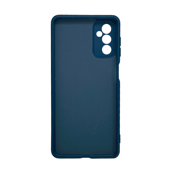 Чехол Original Soft Touch Case for Samsung M52-2021/M525 Dark Blue with Camera Lens