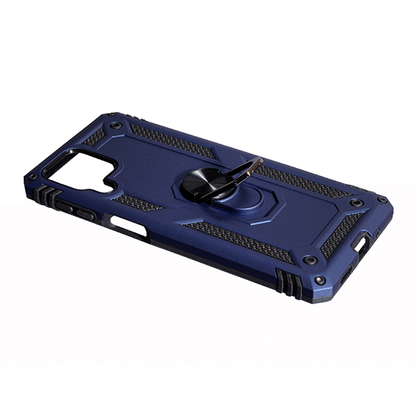 Чехол Armor Antishock Case для Samsung M53-2022/M536 with Ring Dark Blue