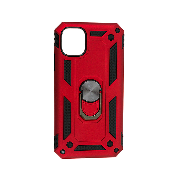 Чехол Armor Antishok Case для iPhone 11 with Ring Red