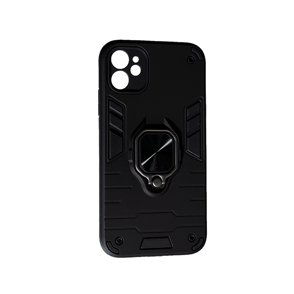 Чохол Armor Antishok Case для iPhone 11 with Ring Black with Camera Lens