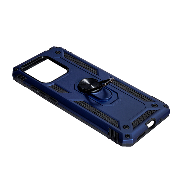 Чохол Armor Antishock Case для Xiaomi Redmi 10с/Poco C40 with Ring Dark Blue