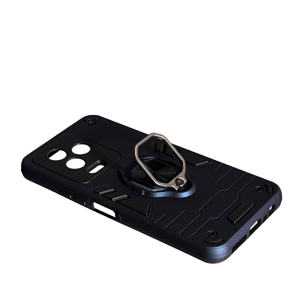 Чохол Armor Antishock Case для Infinix Note 12 Pro with Ring Dark Blue with Camera Lens