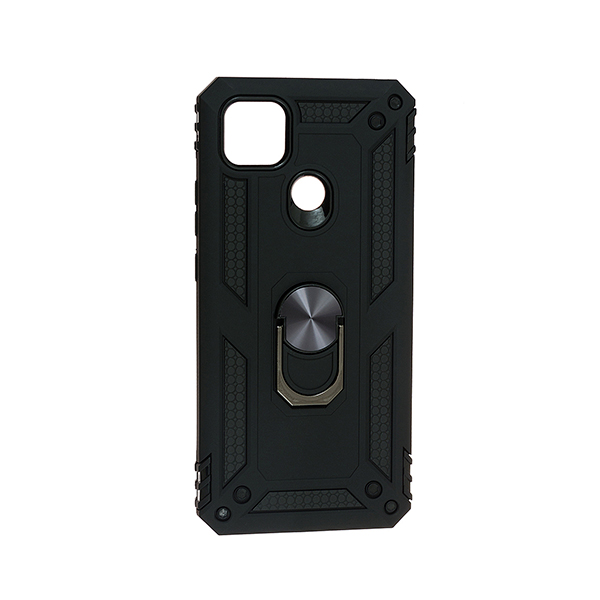 Чехол Armor Antishock Case для Xiaomi Redmi 9c/10a with Ring Black