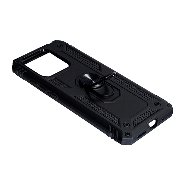 Чехол Armor Antishock Case для Xiaomi Redmi 10с/Poco C40 with Ring Black