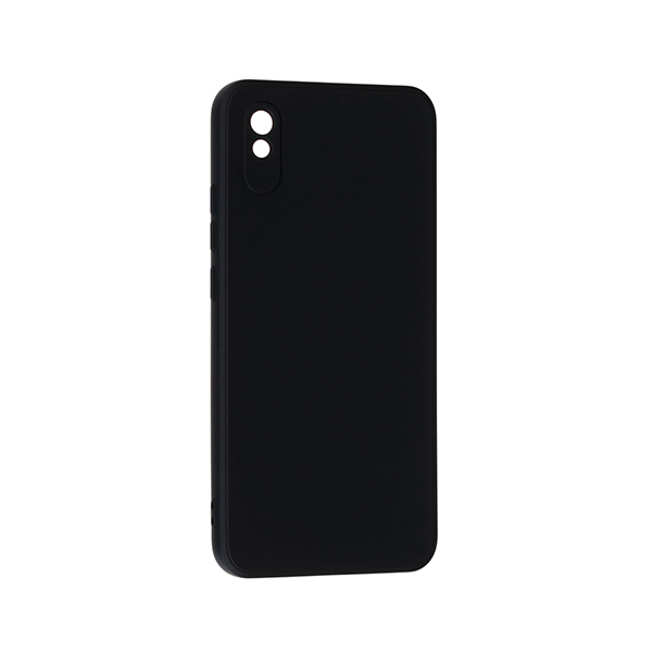 Original Silicon Case Xiaomi Redmi 9a Black with Camera Lens