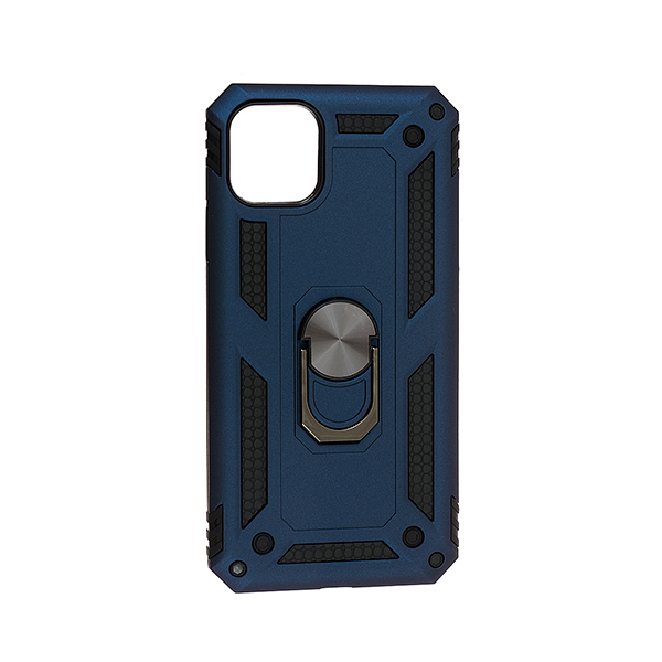 Чохол Armor Antishok Case для iPhone 11 Pro with Ring Dark Blue