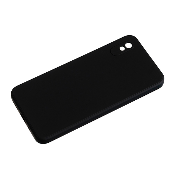 Original Silicon Case Xiaomi Redmi 9a Black with Camera Lens