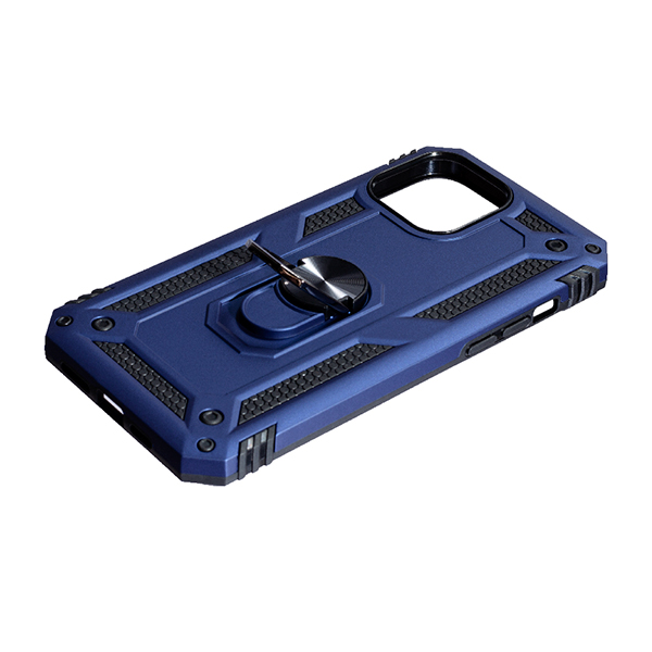 Чохол Armor Antishok Case для iPhone 13 Pro Max with Ring Dark Blue