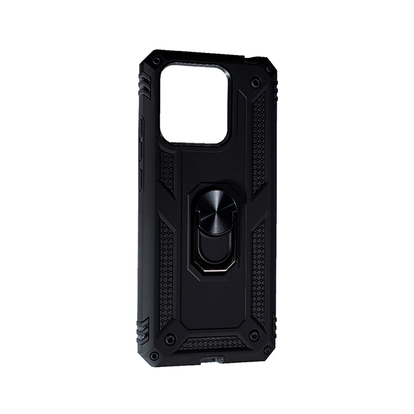 Чехол Armor Antishock Case для Xiaomi Redmi 10с/Poco C40 with Ring Black