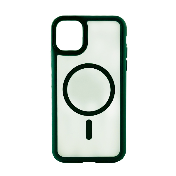 Чохол накладка Mate Plus Metal Buttons Case with MagSafe для iPhone 12/12 Pro Green