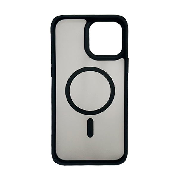 Чохол накладка Mate Plus Metal Buttons Case with MagSafe для iPhone 13 Pro Black