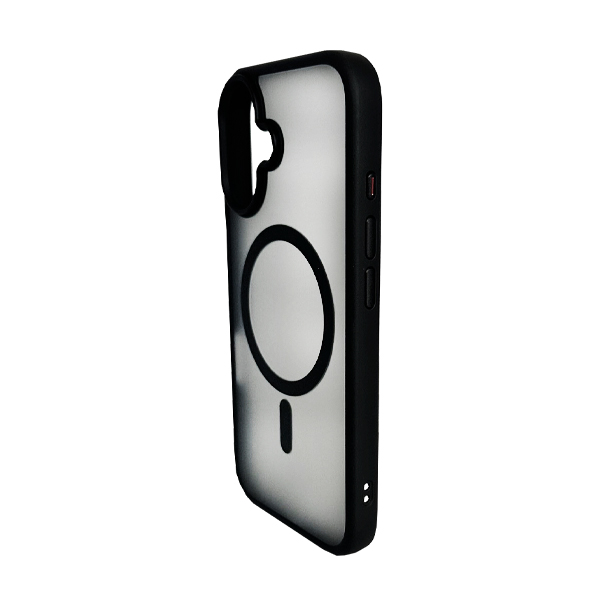 Чохол накладка Mate Plus Metal Buttons Case with MagSafe для iPhone 16 Black