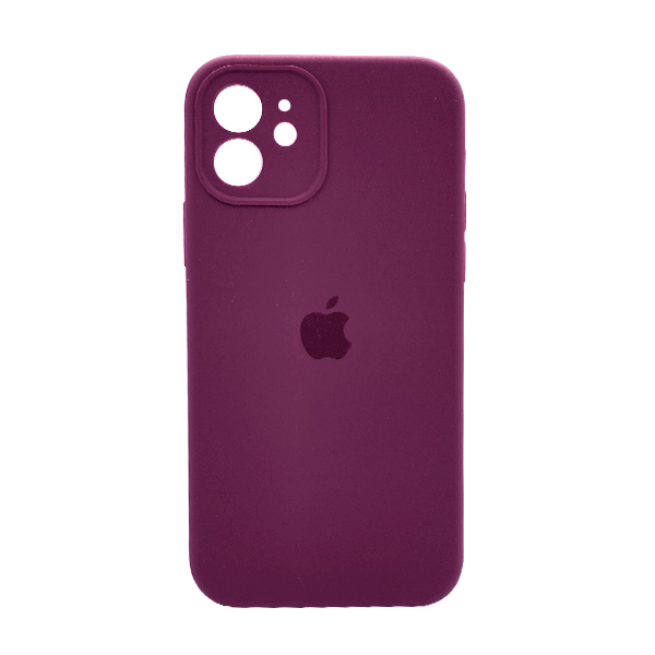 Чехол Soft Touch для Apple iPhone 11 Maroon with Camera Lens Protection Square