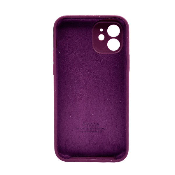 Чехол Soft Touch для Apple iPhone 11 Maroon with Camera Lens Protection Square