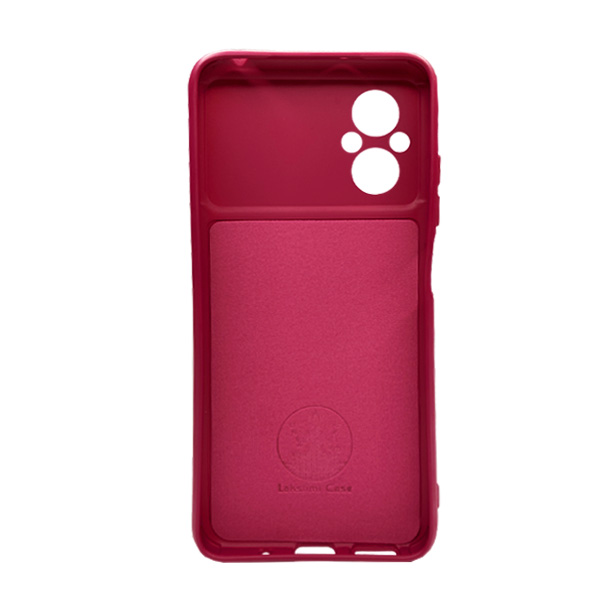 Чехол Original Soft Touch Case for Xiaomi Poco M5/Redmi Note 11R Marsala with Camera Lens