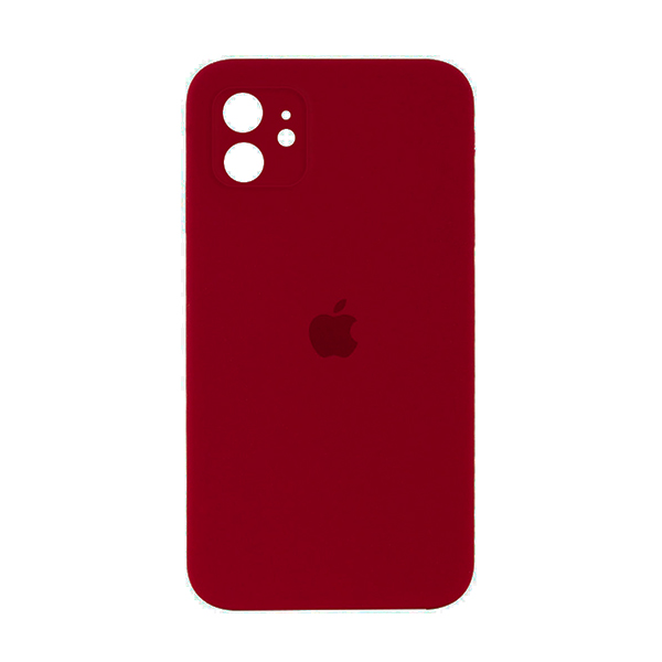 Чехол Original Soft Touch Case for iPhone 11 Marsala with Camera Lens