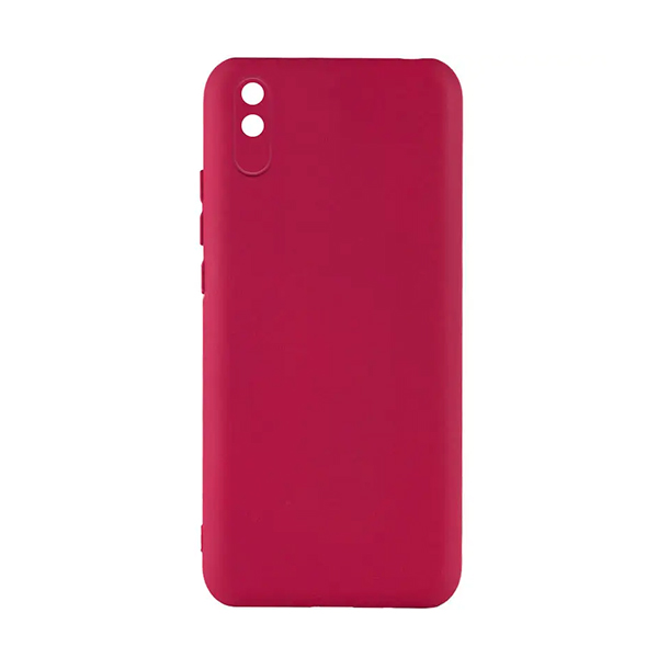 Чехол Original Soft Touch Case for Xiaomi Redmi 9a Marsala with Camera Lens